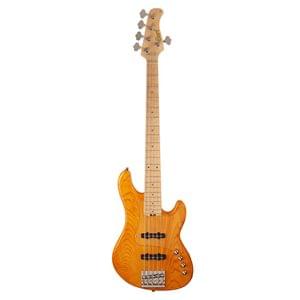 1593427387588-Cort GB75JJ AM 5 String GB Series Amber Electric Bass Guitar.jpg